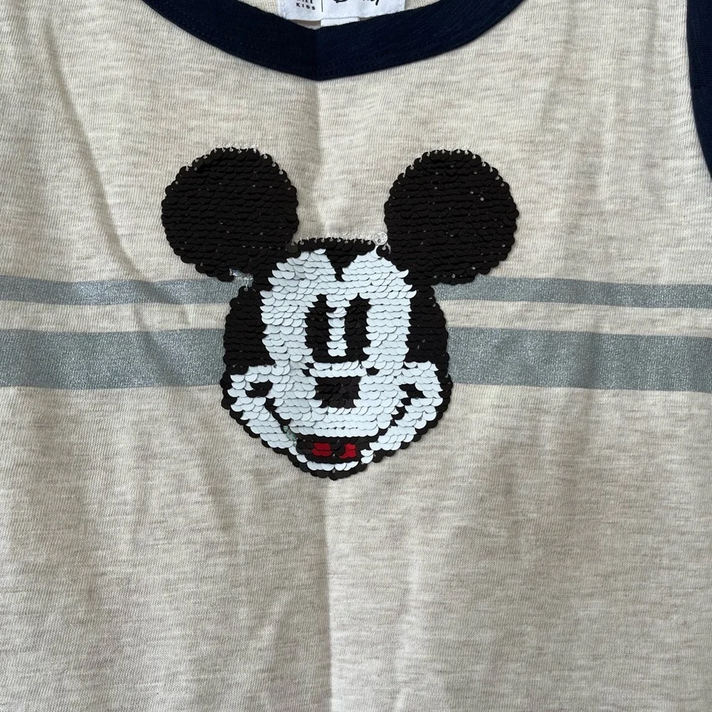 Gap Disney tank dress with sequin flip Mickey, size L